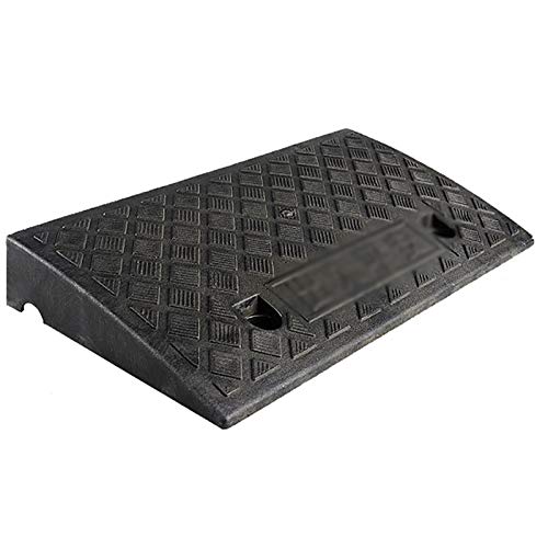 NNYCC Rampas de Acoplamiento de automóviles Portátil Ligero Pesado Umbral de plástico Ramp Ramps Ramps para Movilidad Scooter Camino Camión Silla de Ruedas, 50x27x7cm / 50x27x7cm,Negro,7cm