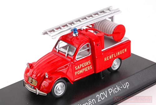 Norev NV156076 Citroen 2 CV Pick UP POMPIERS 1:43 MODELLINO Die Cast Model Compatible con