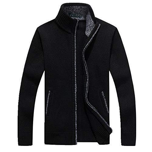 N\P Otoño/Invierno de los Hombres Suéter Abrigo de Piel Sintética Suéter Abrigo de los Hombres Gruesa Abrigo Casual Suéter Cardigan