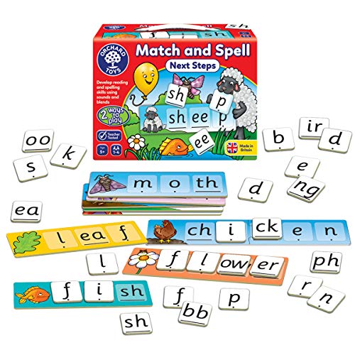 Orchard Toys Juego de Mesa Match and Spell Next Steps