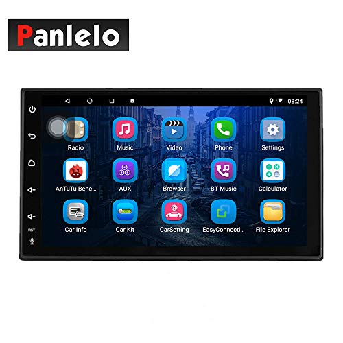 Panlelo S4 MAX Android 8.1 Autoradio Octa Core 4GB RAM 32GB ROM Navegación GPS Am FM RDS Radio 2 DIN 7 Pulgadas Pantalla Tactil Capacitiva 1080P Video BT Llamada Manos Libres SWC