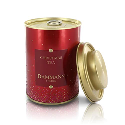 Pasticceria Passerini dal 1919 Christmas Tea, Té Negro Aromatizado - Edición Especial Navidad 2020, Lata de 100gr - Dammann Frères