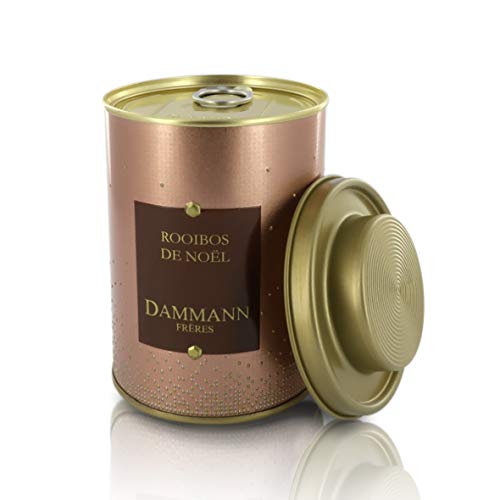 Pasticceria Passerini dal 1919 Rooibos de Noël, Té Rojo de Navidad Aromatizado, Edición Especial 2020, Lata de 100gr - Dammann Frères