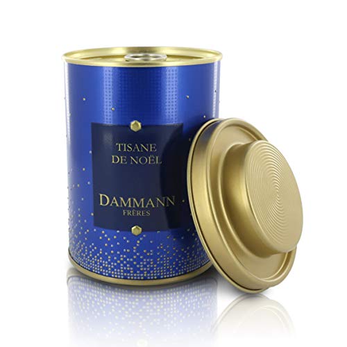 Pasticceria Passerini dal 1919 Tisane de Noël, Infusión de Navidad Aromatizada, Edición Especial 2020, Lata de 80gr - Dammann Frères