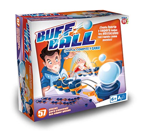 Play Fun-Juego Puff Ball CREA Tus PROPIAS Pistas, Multicolor (IMC Toys 1)