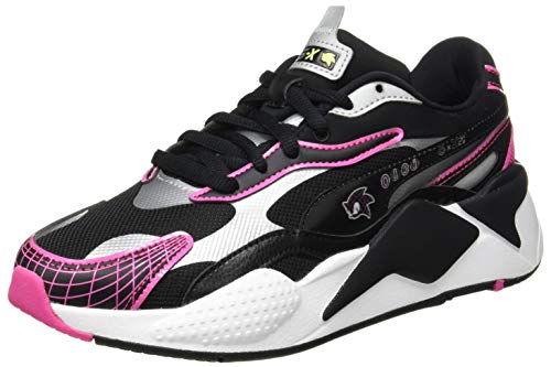 PUMA Sega RS-X³ Jr, Zapatillas, Rosa (Glowing Pink Black), 38.5 EU