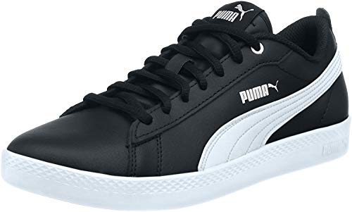 PUMA Smash Wns V2 L, Zapatillas Mujer, Negro Black White, 37 EU