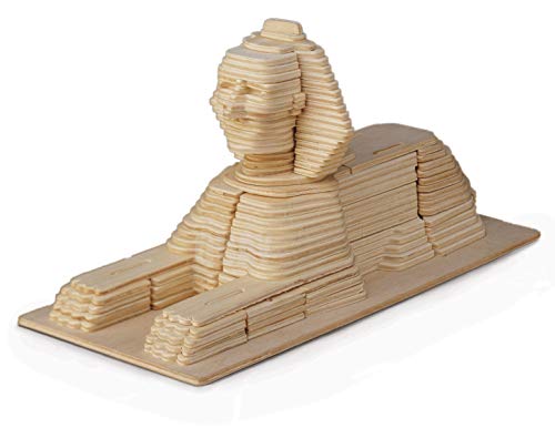 Quay- Sphinx Woodcraft Construction Kit FSC construcción, Color marrón (P057)