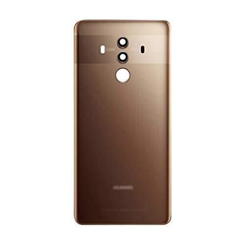 QWERTY Cubierta mBatería Atrás Reparación Vidrio Reemplazo Posterior Carcasa Posterior Fit For Huawei Mate 10 Pro Back Cover Cubierta Caja teléfono diseño Delgado (Color : Orignal Moka Gold)