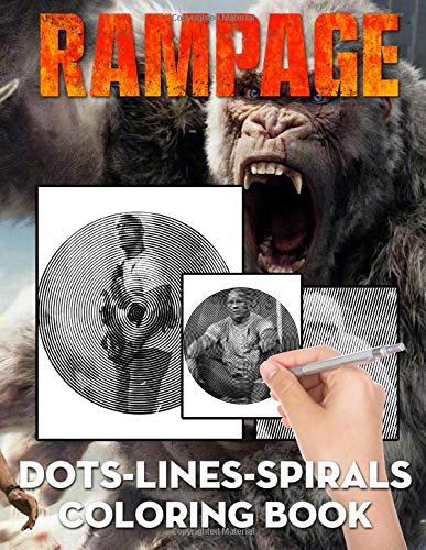 Rampage Dots Lines Spirals Coloring Book: Relaxation Adults Activity Color Puzzle Books Unofficial Unique Edition