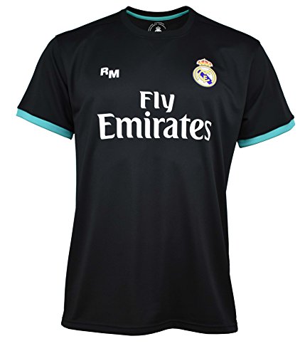 Real Madrid Ronaldo - Camiseta de fútbol para Hombre, Talla S, Color Negro