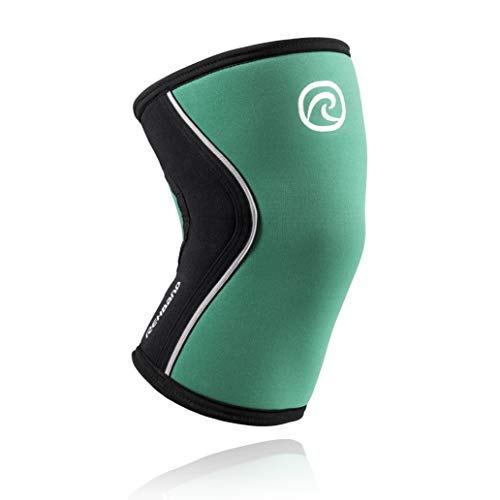 Rehband RX - Rodillera (talla M), color verde y negro