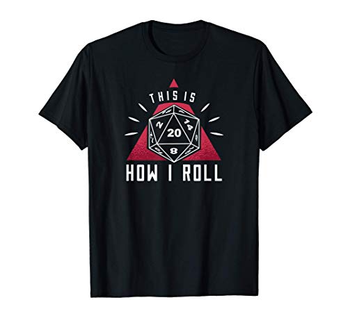 RPG D20 Dados Bolígrafo y Papel RPG Juego de Rol de Tablero Camiseta