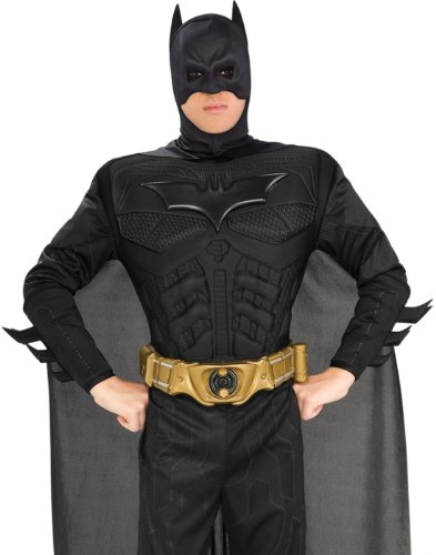 Rubie's 880671, Disfraz de Batman para hombre, Negro, L