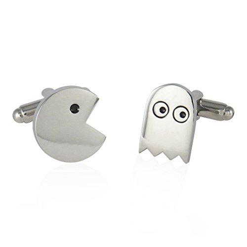 SAMGU Gemelos para los hombres lindo Pac Man Diseño Cufflinks