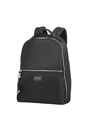 SAMSONITE Karissa Biz - Backpack 14.1" Mochila Tipo Casual, 41 cm, 17.5 Liters, Negro (Black)