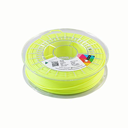 Smartfil PLA, 1.75mm, Neo Yellow, 330g Filamento para Impresión 3D de Smart Materials 3D