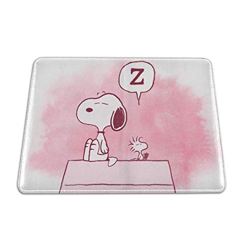 Snoopy Anime - Cartera de piel para pasaporte, diseño de dibujos animados, ideal como decoración de 13 x 9 cm