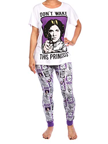 Star Wars - Pijama para Mujer - Princesa Leia - Small