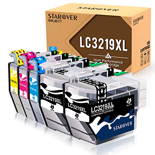 STAROVER Reemplazo de Cartuchos de Tinta compatibles con para Brother LC3219 XL LC3217 para Brother MFC-J5330DW MFC-J5335DW MFC-J5730DW MFC-J5930DW MFC-J6530DW MFC-J6930DW MFC-J6935DW (Paquete de 5)