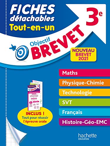 Tout-en-un 3e : Fiches détachables (Objectif brevet)