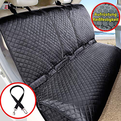 Vailge Manta para Perros para el Asiento Trasero del Coche, Impermeable, Resistente a los arañazos, con cinturón de Seguridad, Manta para Perros con protección Lateral para el Coche, Van SUV