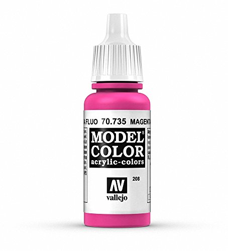 Vallejo - Model Color Pintura Acrílica, Rosa (Magenta Fluorescente) (70735)