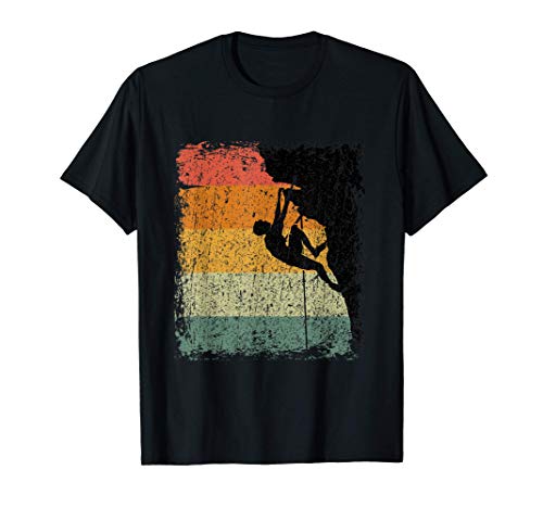 Vintage Escalada Retro Bouldering Escalador Regalo Camiseta