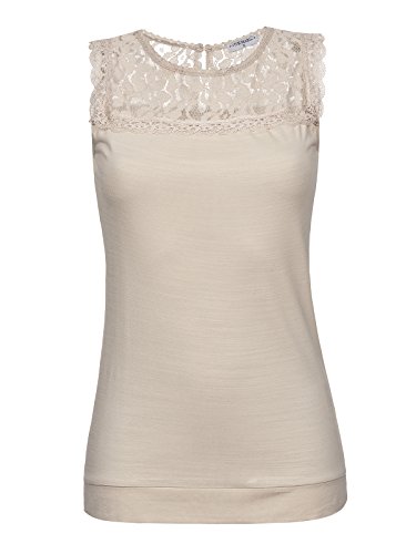 Vive Maria Summer Lace Top Color: madera de abedul. XXL