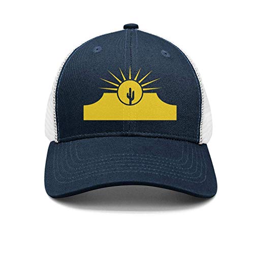 Wdskbg Vintage Cactus Arizona Bandera Unisex Ajustable Gorras De Béisbol Denim Sombreros Vaquero Deporte Al Aire Libre Unisex42