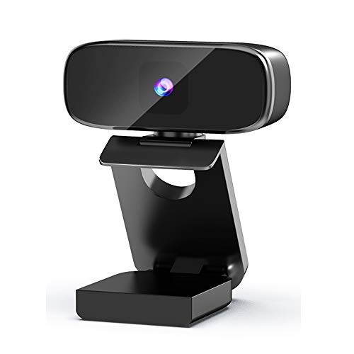 Webcam con Microfono para PC Computadora, Cámara Web Escritorio HD 720P USB 2.0 con Micrófono Reducción, videollamada, Conferencias de Red, Grabación, Juegos de PC, Plug & Play