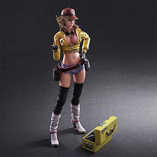 YIGEYI Figura Anime Figura de acción Final Fantasy XV: División mecánica Cindy Aurum 23cm Figura Personaje PVC Personaje Modelo Estatua Juguetes Adornos de Escritorio Estatuilla Pop