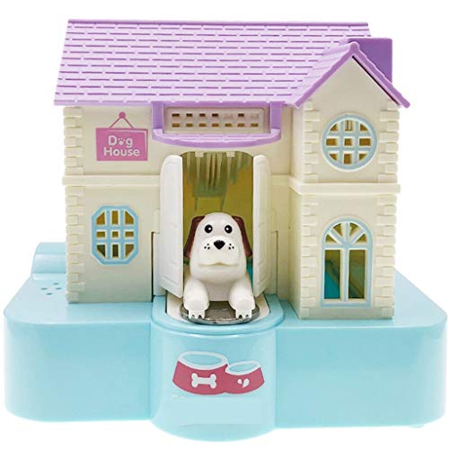 ZPEE Huchas Creative Electric Piggy Bank Puppy Villa Regalo de cumpleaños Niños Año Nuevo Juguetes Huchas Decorativas