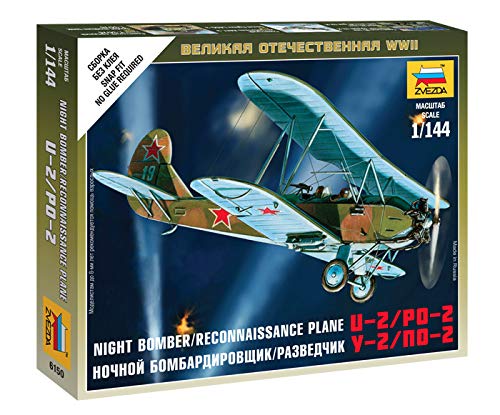 Zvezda 1/144 Noche Bombardero / Reconocimiento avión U-2 / PO-2 # 6150