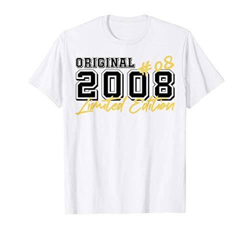 13 años cumpleaños niño Vintage regalo Vintage 2008 Camiseta