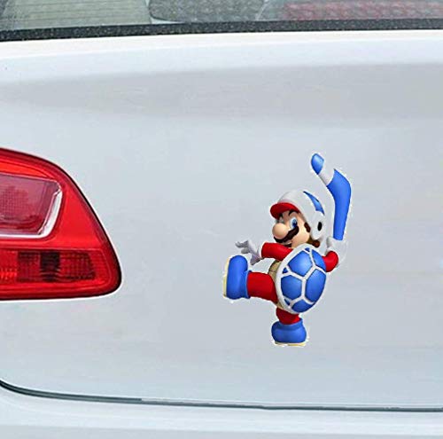 13cm x 8.7cm para Super Mario Poster Donkey Kong Hockey Graphic JDM Motocicleta Decal Car Stickers