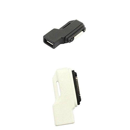 2 X Micro USB para Adaptador de Cargador Magnético para Sony Xperia Z1 Z2 Z3 Compact