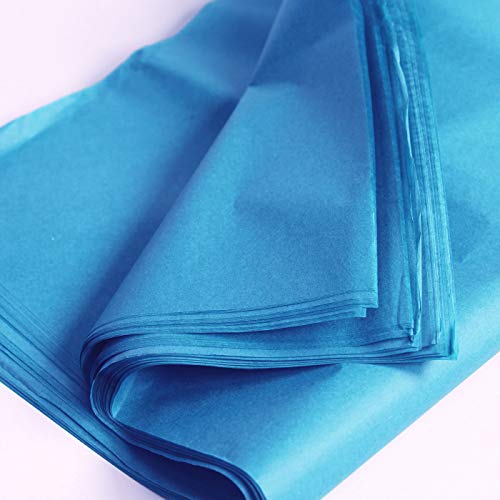 25 hojas de papel de seda azules, papel de seda sin ácidos, papel de seda artístico, papel de regalo, papel para decoraciones