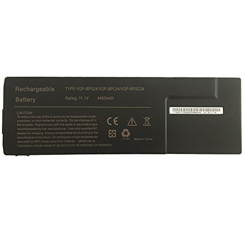 7xinbox 11,1V 4400mAh VGP-BPS24 VGP-BPL24 VGP-BPSC24 Repuesto Batería para Sony VAIO S/A, B, C, D, E, VPCS/A, B, C, D, E Series VPCSA35GG/T VPCSB1D7E SVS13115FXB SVS1513C5E VPCSE16FW/B