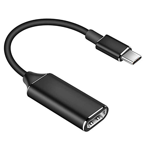 Adaptador USB C a HDMI, adaptador C a HDMI 4K (compatible con Thunderbolt 3) con salida de audio de vídeo para MacBook Pro 2018/2017/2016, Samsung Note 9/S9/Note 8/S8, Huawei Mate 20 y más