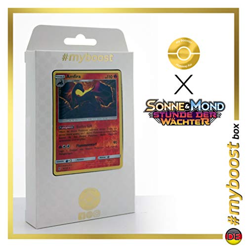 Amfira (Malamandre) 16/145 Holo Reverse - #myboost X Sonne & Mond 2 Stunde Der Wachter - Coffret de 10 Cartes Pokémon Allemandes