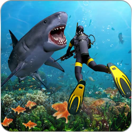 Angry Shark Attack Deep Sea Shark Hunter Games