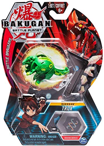 BAKUGAN – Trox – 5cm Figura de acción y Tarjeta de Trading