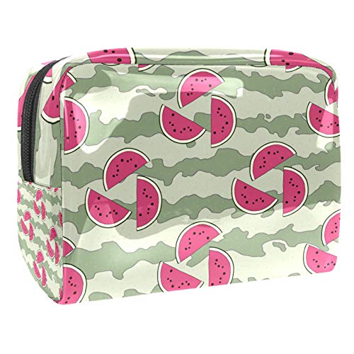 Bolsa de Aseo Hombres y Mujeres Sandía Camuflaje para Niñas Organizador de Bolso Cosmético Accesorios de Viaje Bolsa de Viaje Bolsa de Lavado 18.5x7.5x13cm