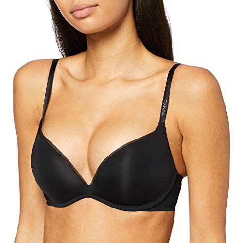 Calvin Klein Plunge (PP) Sujetador con Push-up, Negro (Black 001), 70A (Talla del Fabricante: 0A32) para Mujer