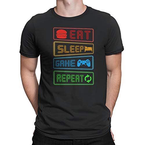 Camiseta de gráficos – Eat Sleep Game Repeat Gamer Duty Call Gaming Legend of Your Gaming League – Camiseta de regalo