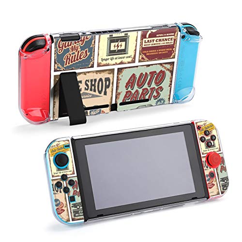 Car Highway Vintage Poster Accesorios Protectores Funda para Nintendo Switch, Funda acoplable para Consola Nintendo Switch