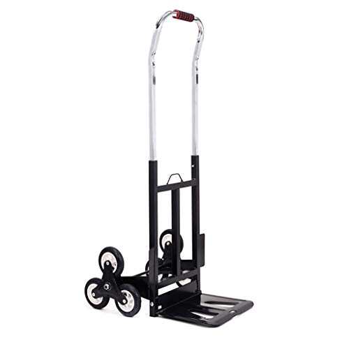 Carretillas de mano Trolley Seis rondas de escalada Cargador de carga plegable Manejo de carro pequeño