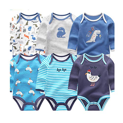 Dannel Unicorn Bodysuits 0-12M Baby Boy Clothes Stripe Jumpsuit Newborn Cotton Babywear