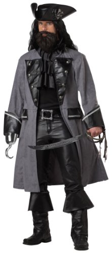 Deluxe - Disfraz de halloween pirata adultos, talla M (1131)